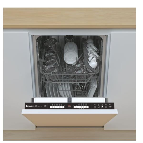 Candy Brava CDIH 1L949 - Lavastoviglie - da incasso - Nicchia - larghezza: 45 cm - prof. 55 cm - altezza: 82 cm - nero